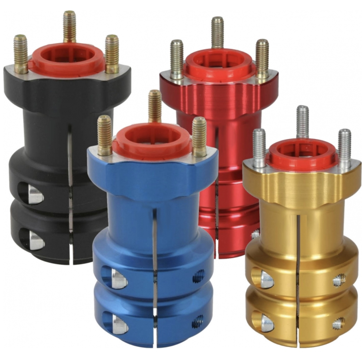 Font / rear wheel aluminum hub 40 / 115-8-Blue