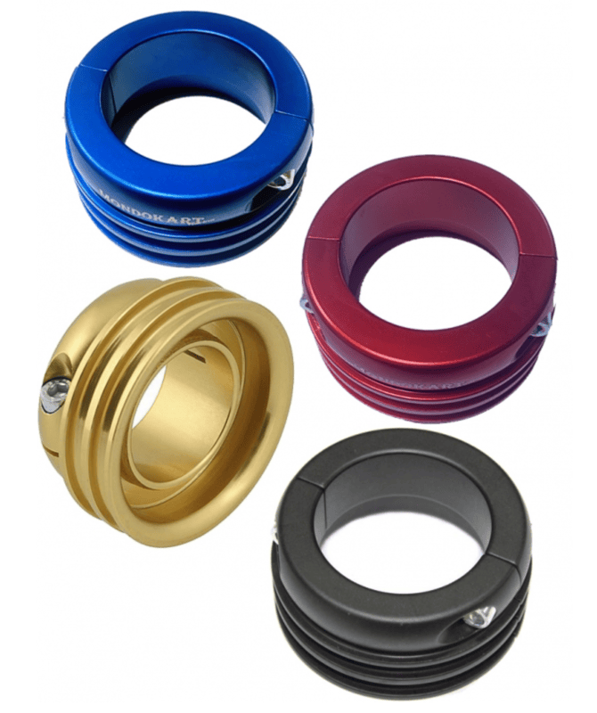 Mondokart anodized axle (50mm)-Red