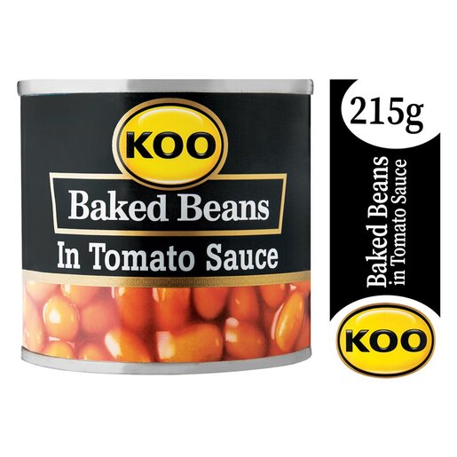 KOO BAKED BEANS 6X215G TRAY