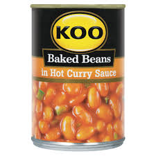 KOO BEANS HOT CURRY 12X410G