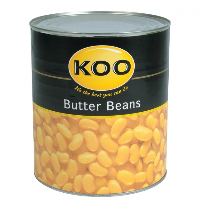 KOO BUTTER BEANS 1X3KG EACH