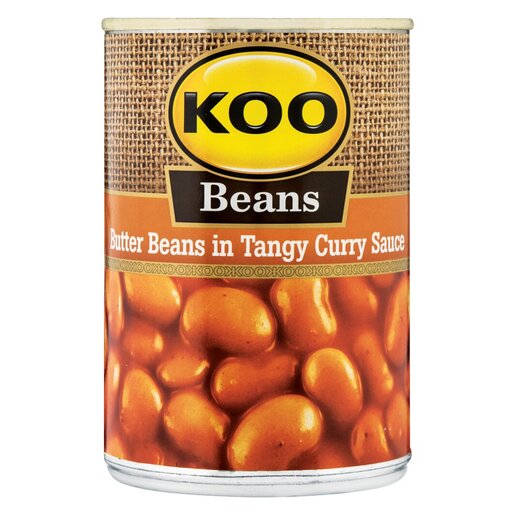 KOO BUTTER BEANS CURRY 12X410G