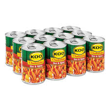 KOO CHAK HOT&SPICY 12X410G TRAY