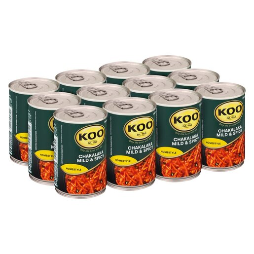 KOO CHAK MILD/SPICY 12X410G SW