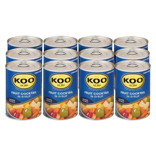 KOO FRUIT COCKTAIL 12X410G TR
