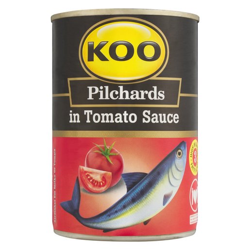 KOO PILCHARDS IN TOMATO 12X400G
