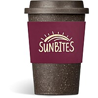 Kooshty Brown Bean Plastic Double-Wall Tumbler – 400ml