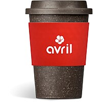 Kooshty Brown Bean Plastic Double-Wall Tumbler – 400ml