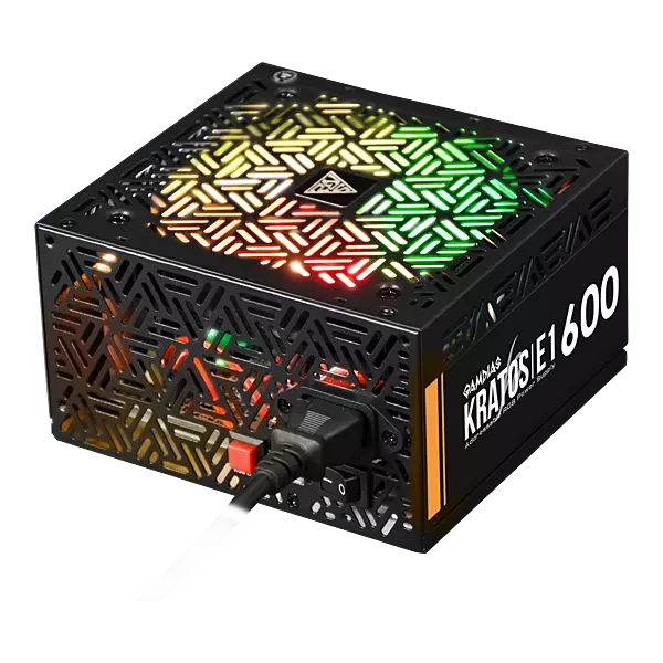 Gamdias KRATOS E1-600 RGB 600W Power Supply