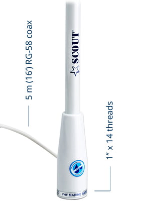 3 db VHF Antenna 3 ft length HTC:8529.10.91.00 PF AN NVHF00001 3 db VHF Antenna 3 ft length HTC:8529.10.91.00 PF AN NVHF00001