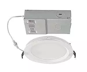 Keystone 6" LED Recessed Wafer Downlight 120-277V Power Select Color Select