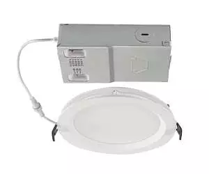 Keystone 6" LED Recessed Wafer Downlight 120-277V Power Select Color Select