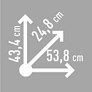 KAPPA PANNIER PLASTIC SET KVC35NPACK2 (35Lt)