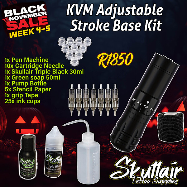 KVM Adjustable stroke Wireless Tattoo Pen machine Base Kit KVM Adjustable stroke Wireless Tattoo Pen machine Base Kit