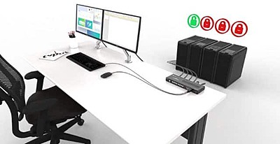 BLOCKER Secure KVM mini matrix 8 ports HDMI BLOCKER Secure KVM mini matrix 8 ports HDMI