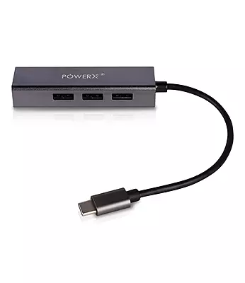 POWERX USB 3.1 TYPE C TO 4 PORT USB HUB-Y