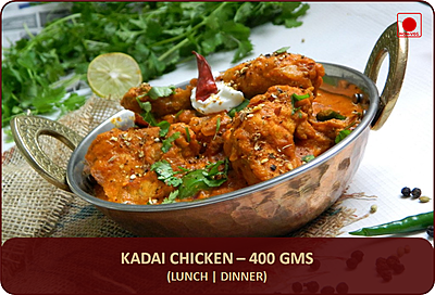 Kadai Chicken - 400 Gms