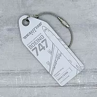 Aviationtag Kalitta Boeing 747 - N746CK - White