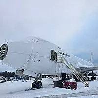 Aviationtag Kalitta Boeing 747 - N746CK - White