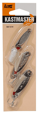 ACME Tackle Kastmaster Chrome w/Bucktail Kit ACME Tackle Kastmaster Chrome w/Bucktail Kit