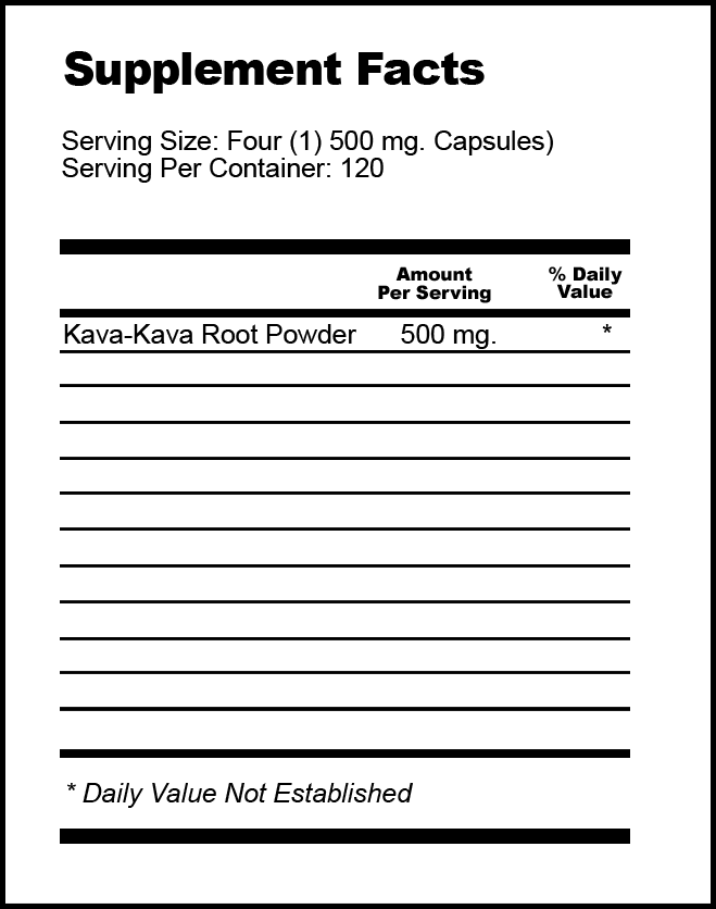 AU, NM, Kava Kava, (120C) AU, NM, Kava Kava, (120C)