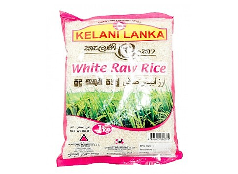 Kelani Lanka White Raw Rice 1Kg