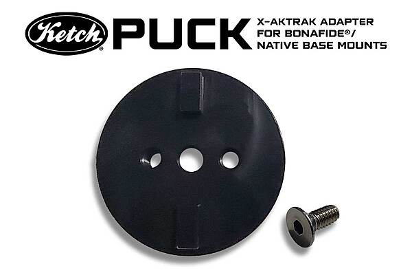 Ketch Puck X-Aktrak Adapter - Bonafide/Native Watercraft Kayaks Ketch Puck X-Aktrak Adapter - Bonafide/Native Watercraft Kayaks