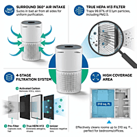 LG PuriCare™ 360 Hit Air Purifier (AS60GHWG0) with HEPA 13 Filter