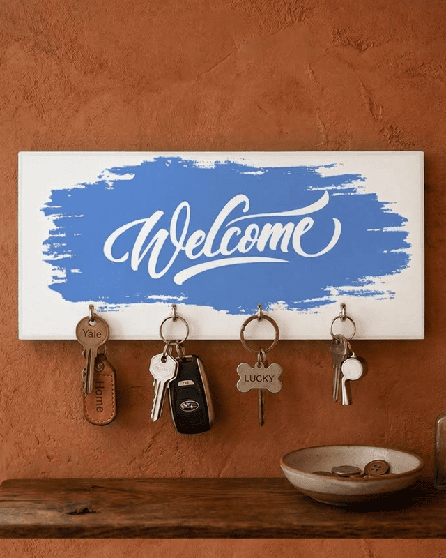 Key Hanger - 4 Hooks