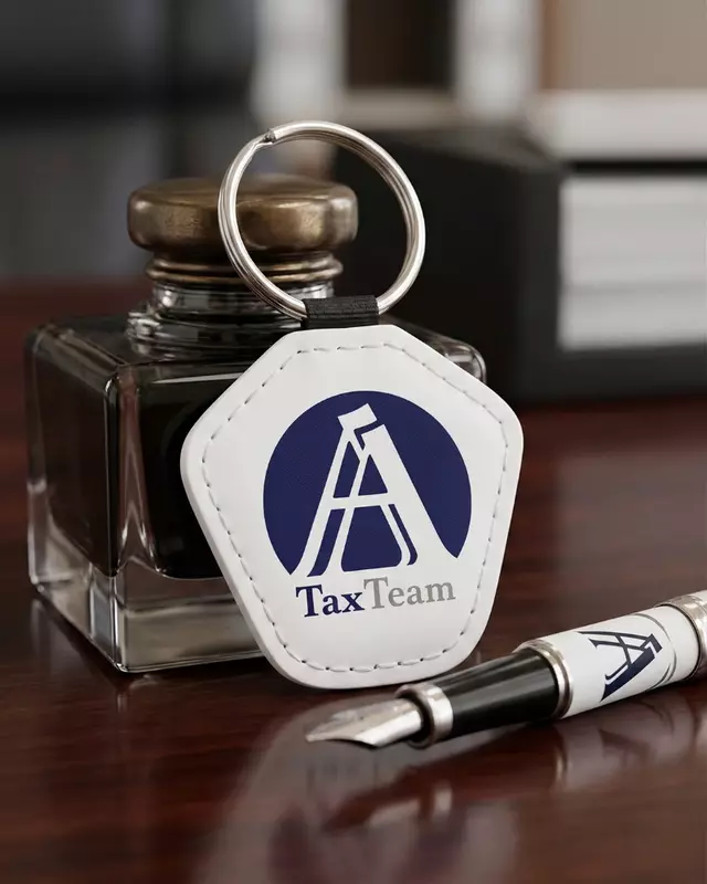 Leatherette Keychain