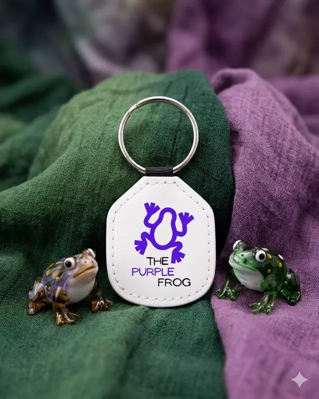 Leatherette Keychain
