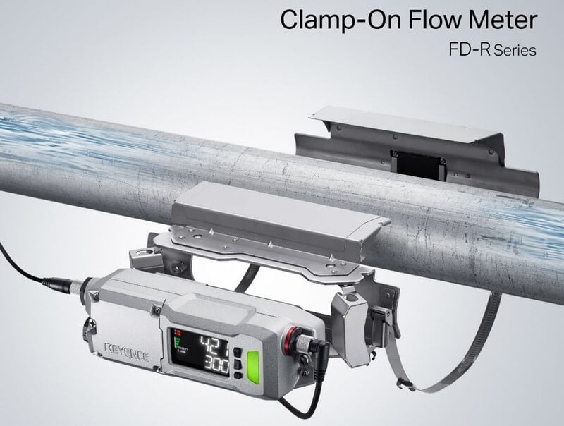 Keyence Clamp-On Liquid Flow Meter FD-R Series Keyence Clamp-On Liquid Flow Meter FD-R Series