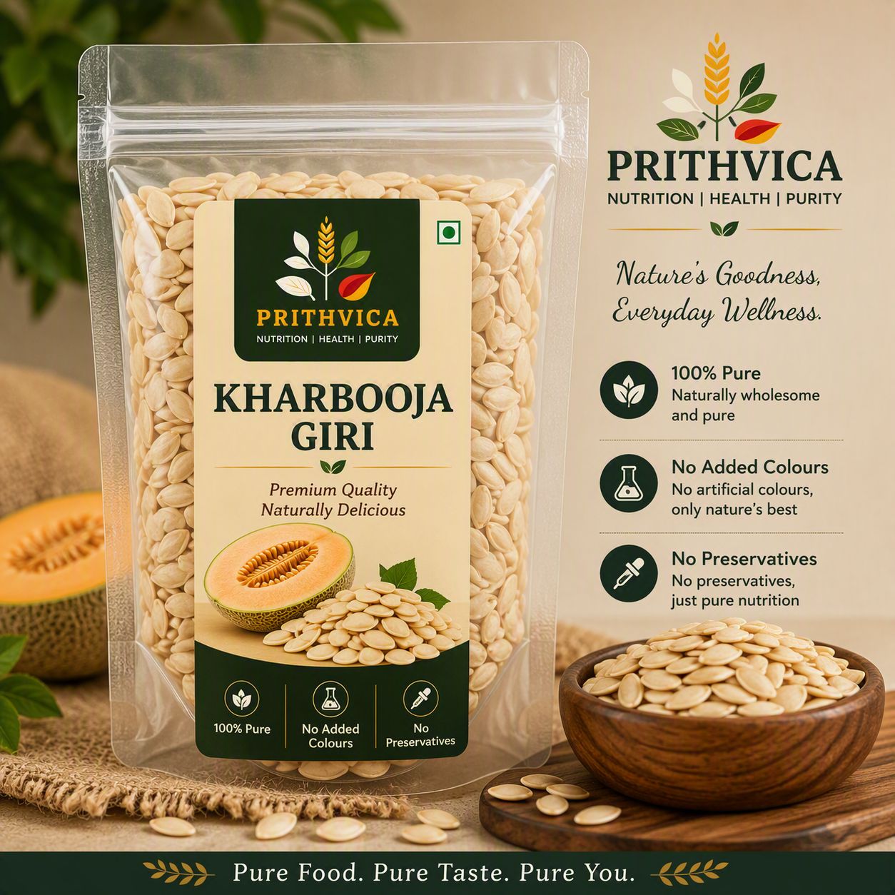 Kharbooja Giri (Muskmelon Seeds)