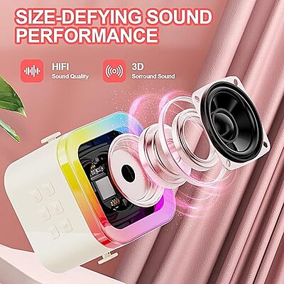 Rechargeable Wireless Mini Portable Bluetooth Karaoke Machine
