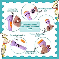 Projector Torch for Kids – Mini Light Toy 24 Picture Slides