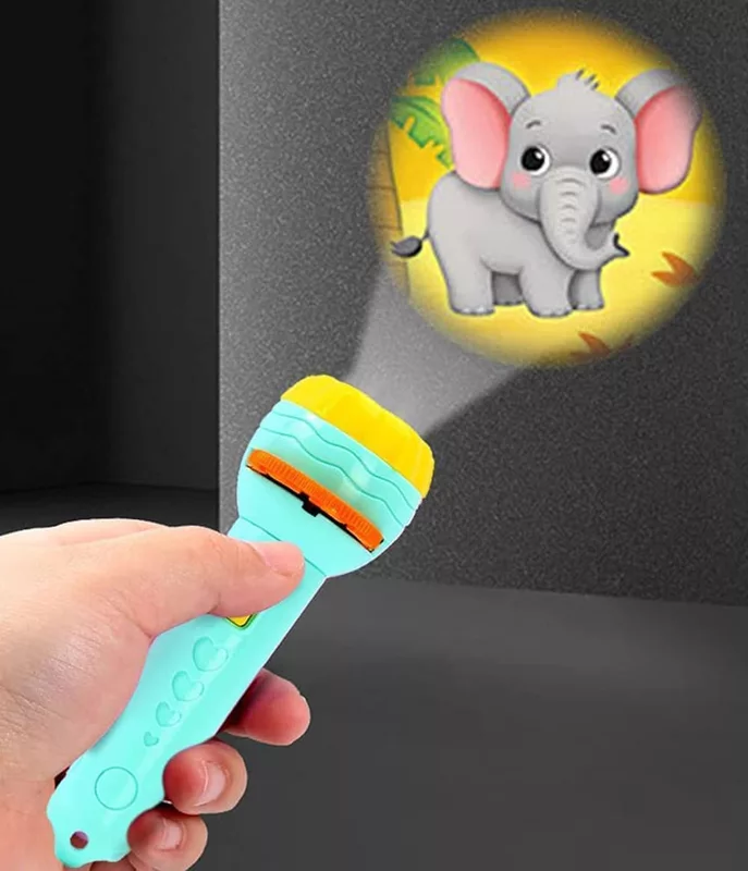 Projector Torch for Kids – Mini Light Toy 24 Picture Slides