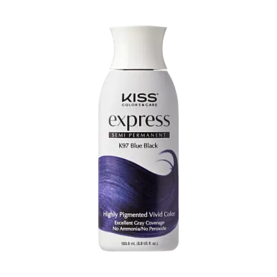 Express Semipermanente Azul Negro K97 100 ml Marca Kiss