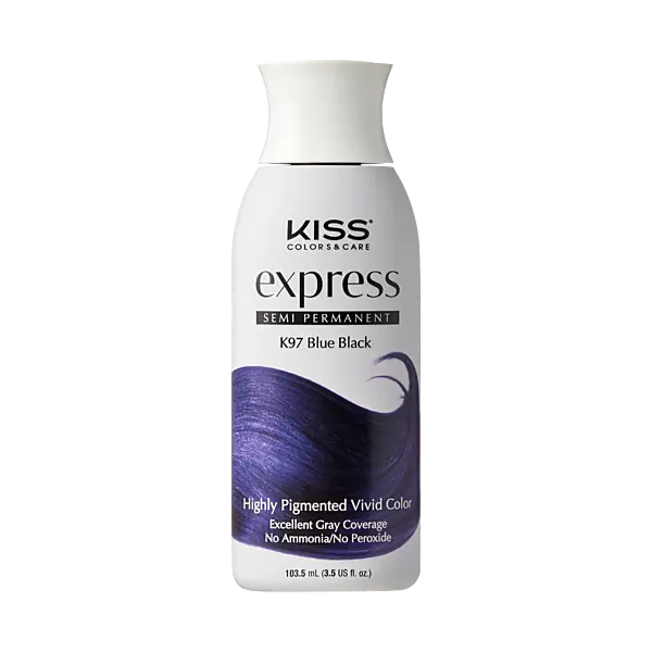 Express Semipermanente Azul Negro K97 100 ml Marca Kiss