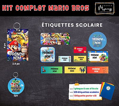 Étiquettes thématique Mario Bros
