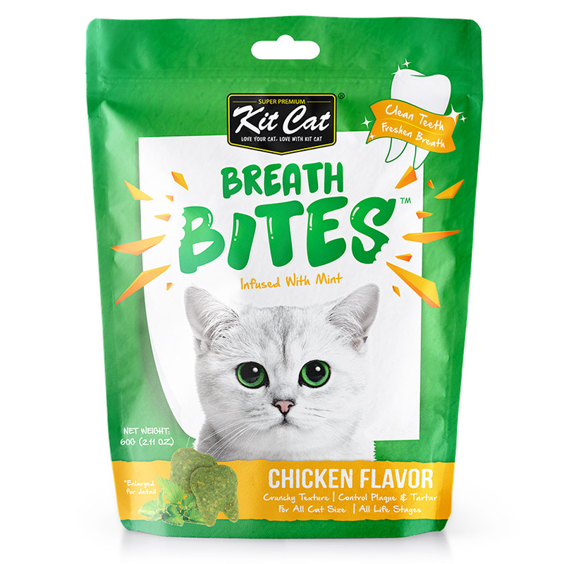 Kit Cat Breath Bites Chicken Flavor 60g Kit Cat Breath Bites Chicken Flavor 60g