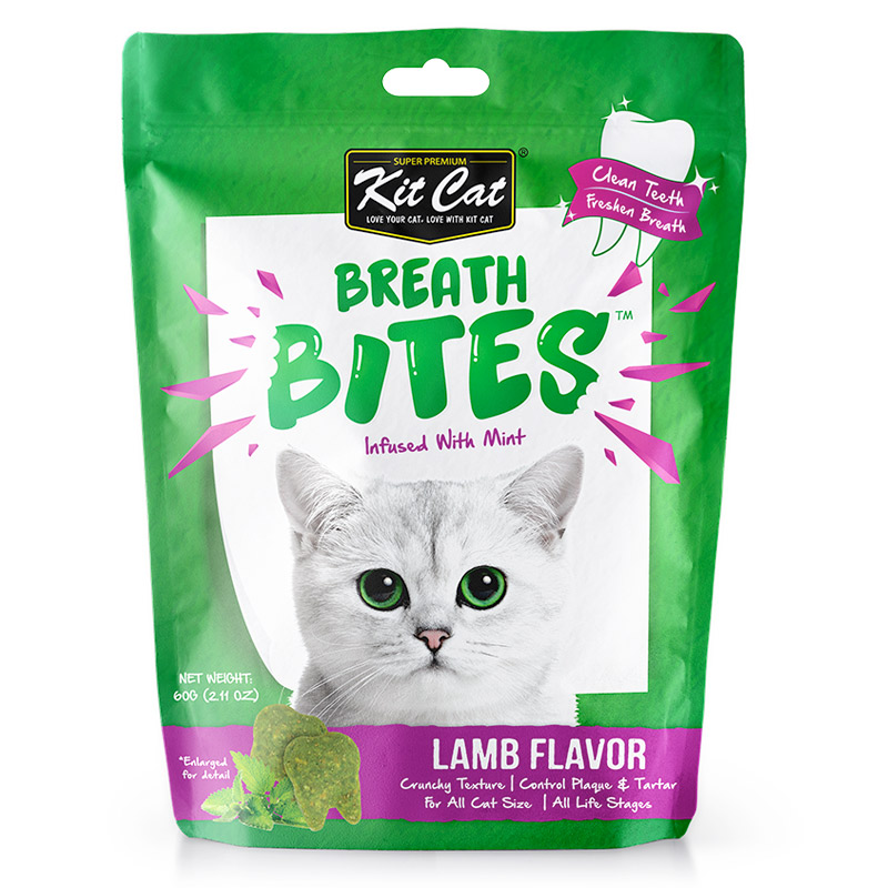 Kit Cat Breath Bites Lamb Flavor 60g Kit Cat Breath Bites Lamb Flavor 60g