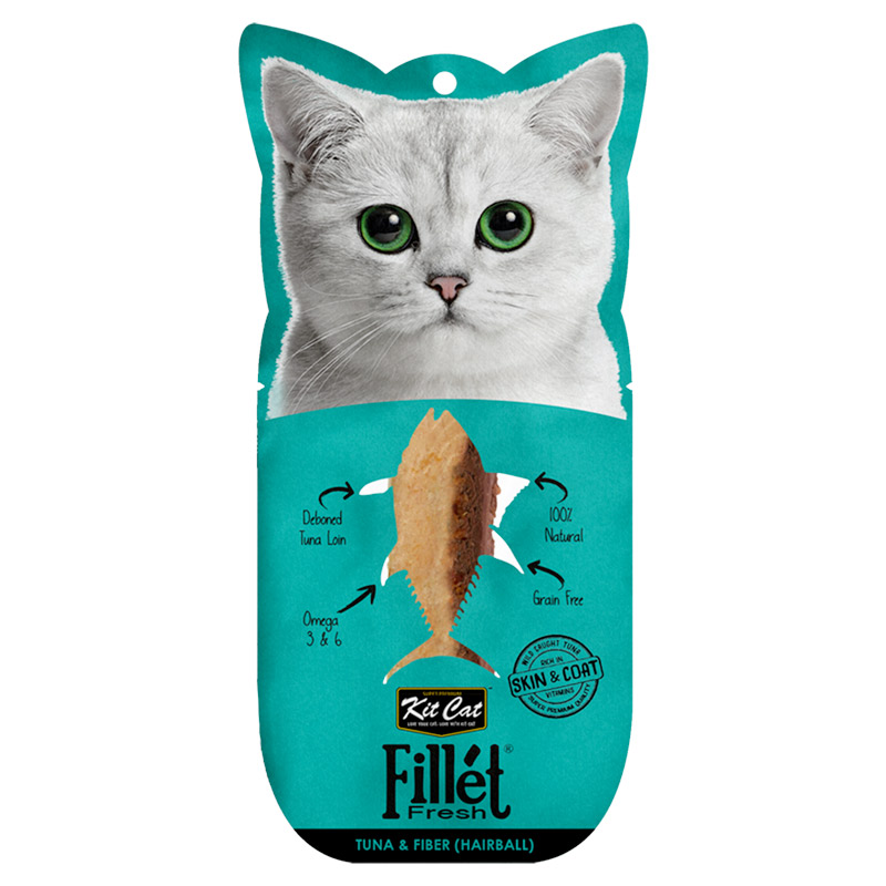 Kit Cat Fillet Fresh Tuna and Fiber (Hairball) Kit Cat Fillet Fresh Tuna and Fiber (Hairball)
