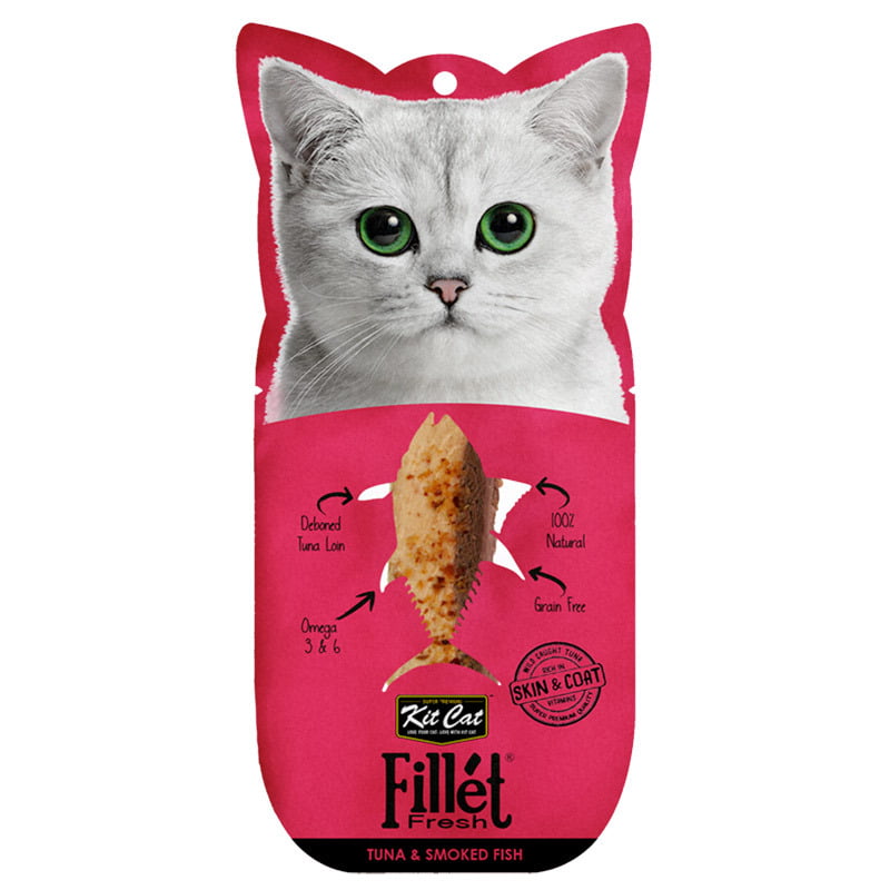 Kit Cat Fillet Fresh Tuna and Smoked Fish Kit Cat Fillet Fresh Tuna and Smoked Fish