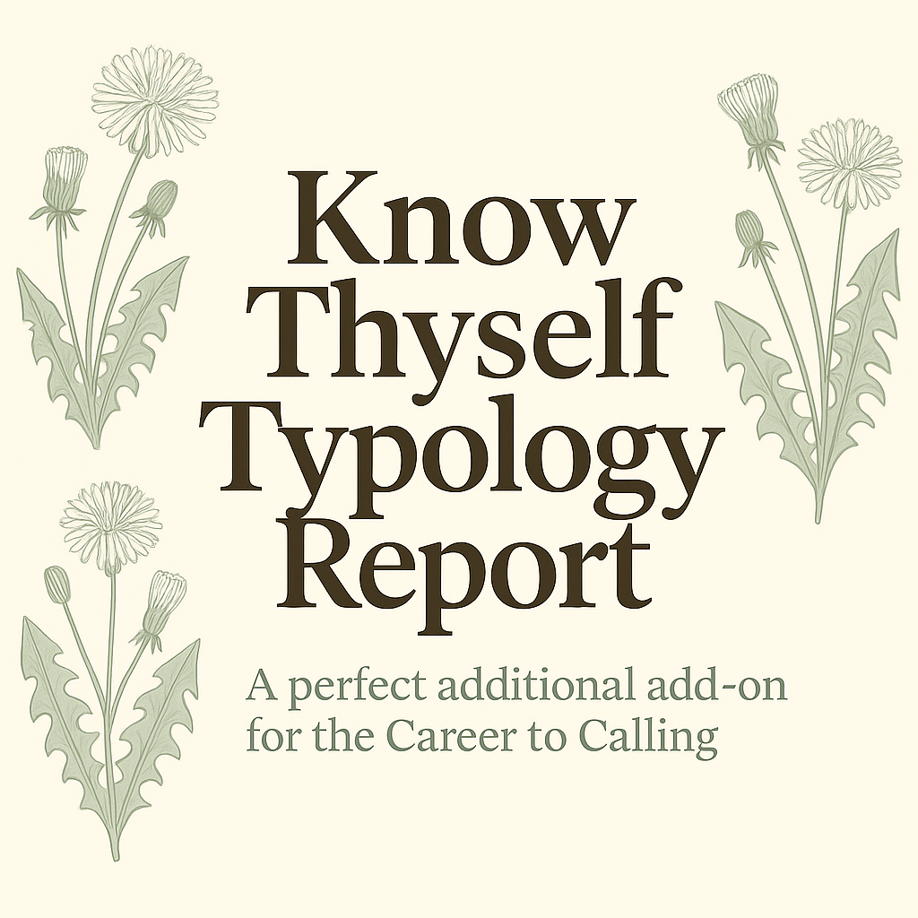 The Pipeline Strategies Career To Calling Know Thyself Typology Report