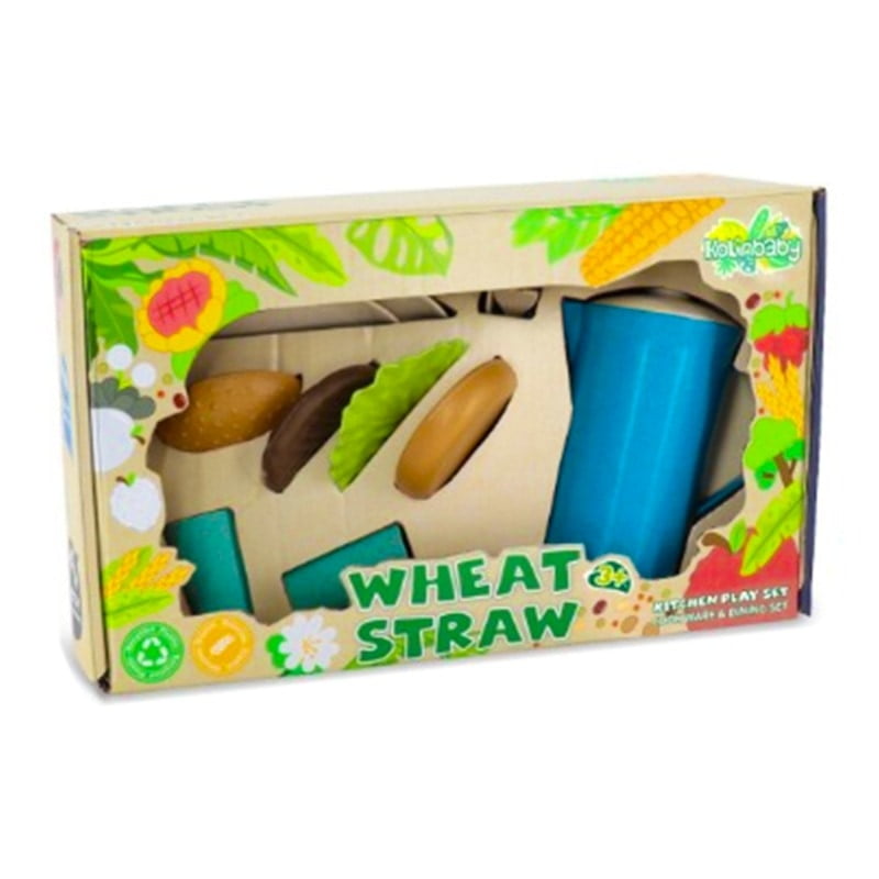 Kolinbaby Wheat Straw Kitchen Playset - Burger