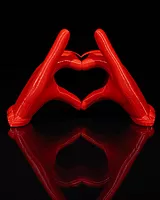 Hearts Hands - 3D Printed Phone Stand