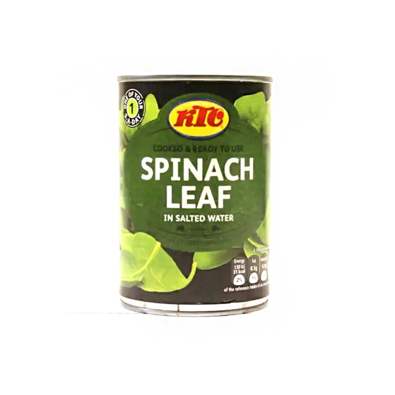20061     Ktc Spinach Leaf Tins 380g X 12"