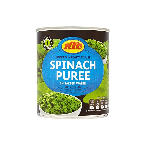 20062 Ktc Spinach Puree Tins 395g X 12