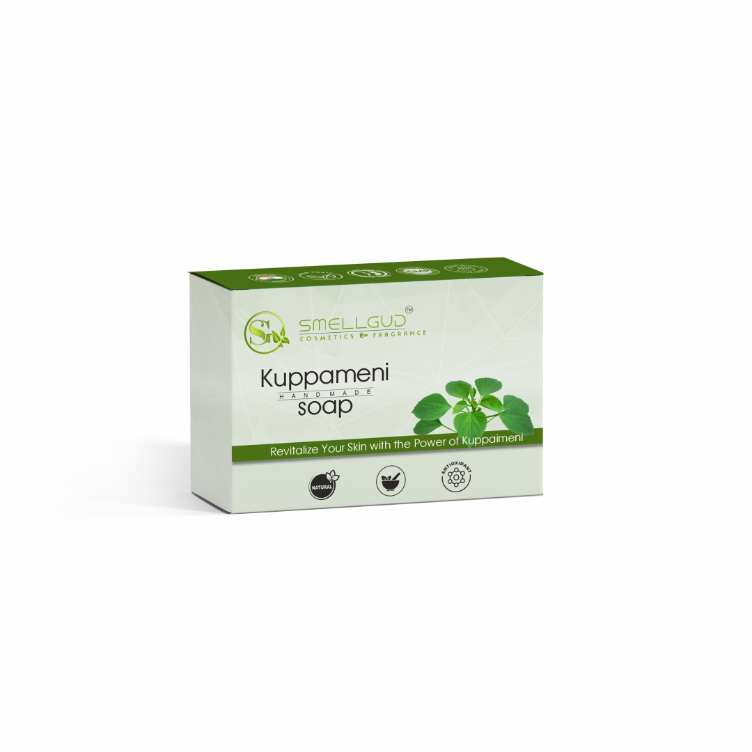 SMELLGUD KUPPAIMENI LUXURY HAND MADE BATH SOAP TREATS SKIN IRRITATION| ANTI FUNGAL PROPERTIES|100 GM EACH