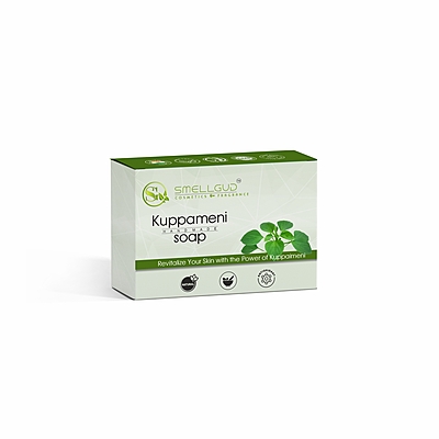 SMELLGUD KUPPAIMENI LUXURY HAND MADE BATH SOAP TREATS SKIN IRRITATION| ANTI FUNGAL PROPERTIES|100 GM EACH